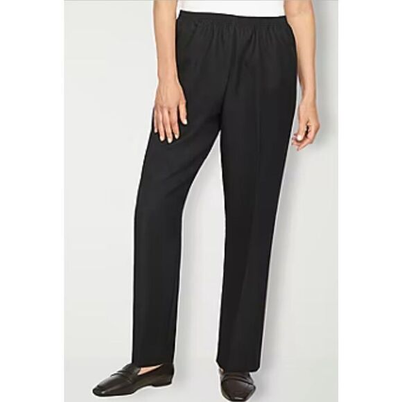 NEW Alfred Dunner Classic fit Proportioned Short Pull-On Pants 20W - Picture 1 of 5